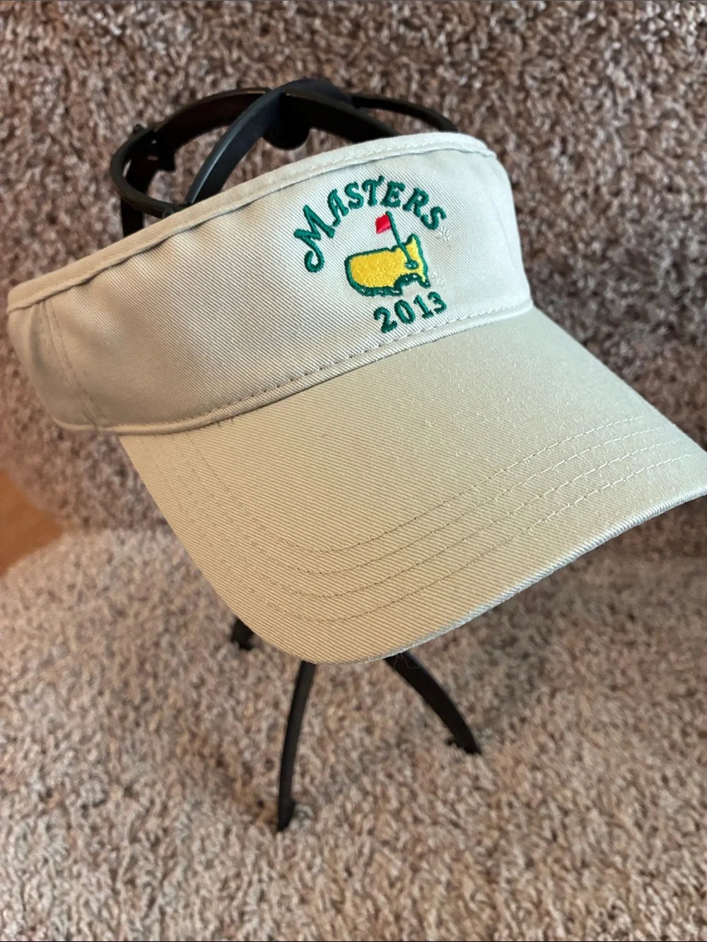Masters 2013 Khaki Golf Tournament Visor